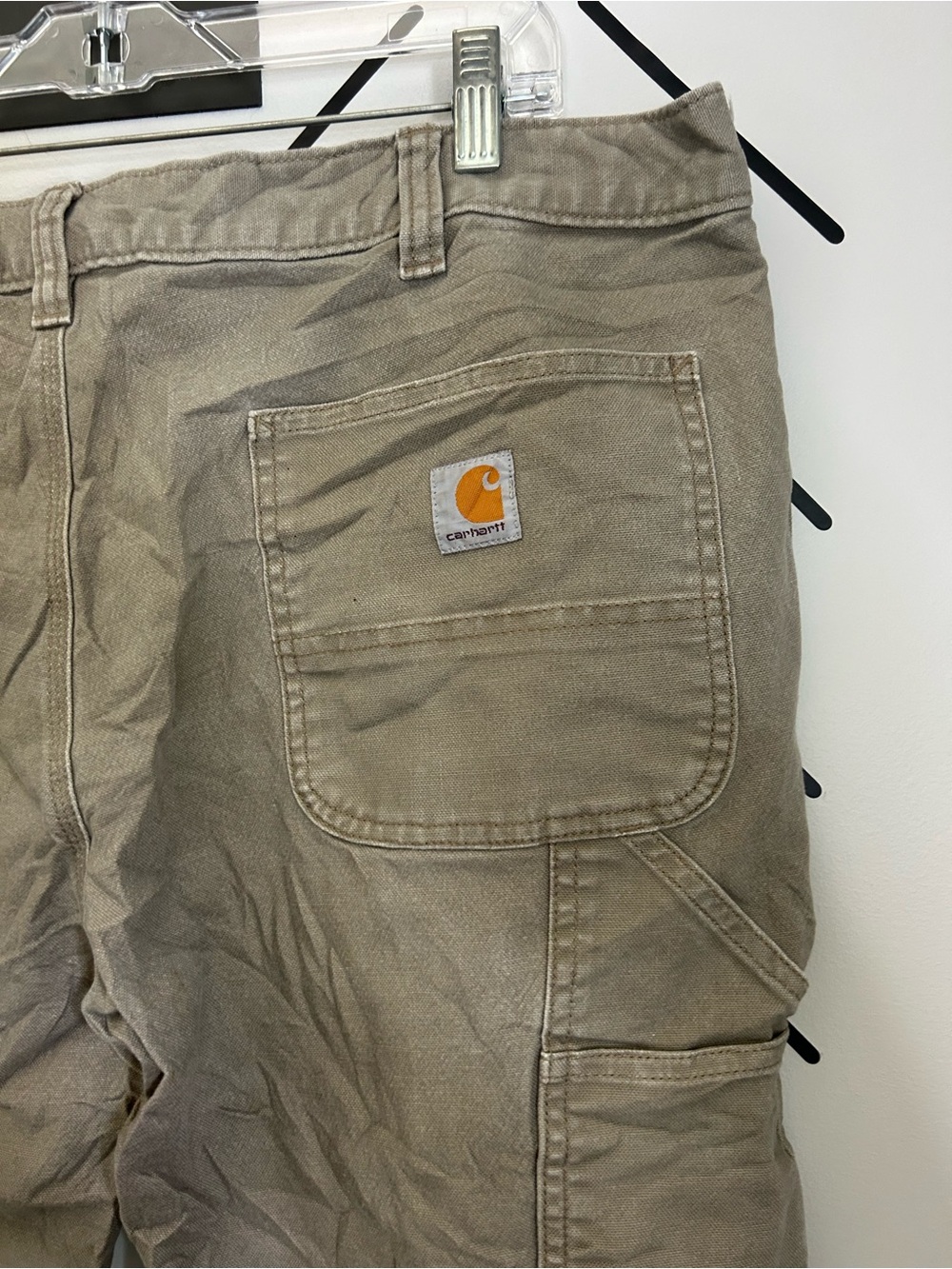 Carhartt men’s relaxed fit cargo work pants carpenter pants 40X28